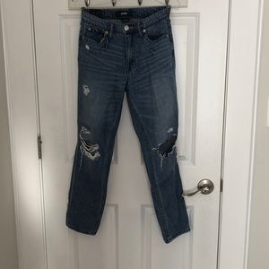 Distressed Aeropostale Mom Jeans